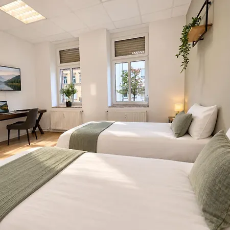 6-personen Ideal Fuer Monteure, Berufstaetige, Langfristige Aufenthalte - Einzelbetten, Self Check-in, Kueche, Waschmaschine Apartment