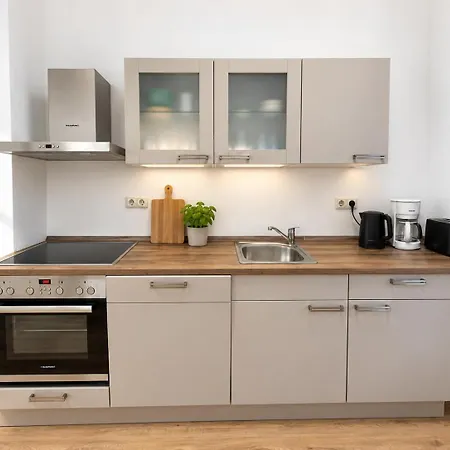 Apartment 6-personen Ideal Fuer Monteure, Berufstaetige, Langfristige Aufenthalte - Einzelbetten, Self Check-in, Kueche, Waschmaschine