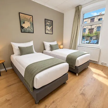 6-personen Ideal Fuer Monteure, Berufstaetige, Langfristige Aufenthalte - Einzelbetten, Self Check-in, Kueche, Waschmaschine Apartment