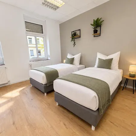 6-personen Ideal Fuer Monteure, Berufstaetige, Langfristige Aufenthalte - Einzelbetten, Self Check-in, Kueche, Waschmaschine Apartment *