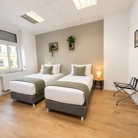 Apartment 6-personen Ideal Fuer Monteure, Berufstaetige, Langfristige Aufenthalte - Einzelbetten, Self Check-in, Kueche, Waschmaschine *
